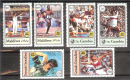 Several Countries Olympic Games 3 Sets Of 6 Stamps  MNH - Autres & Non Classés