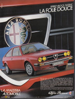 128797CL/ ALFA ROMEO SPRINT VELOCE, Page De Magazine Format 21/27,5 Cm - Advertising