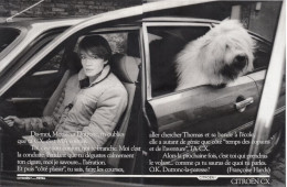 128789CL/ CITROËN CX Présentée Par Françoise Hardy, 2 Pages De Magazine Format 21/27,5 Cm - Advertising