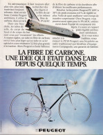 128804CL/ VELO PEUGEOT, Page De Magazine Format 21/27,5 Cm - Werbung