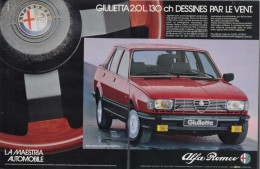 128787CL/ ALFA ROMEO GIULIETTA 2.0L, 2 Pages De Magazine Format 21/27,5 Cm - Advertising