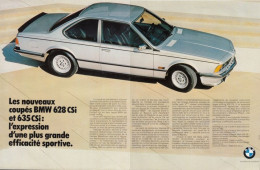 128785CL/ COUPE BMW 628 Csi Et 635 CSi, 2 Pages De Magazine Format 21/27,5 Cm - Advertising