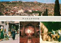 73361382 Nazareth Israel Panorama Market Street Church Of Annunciation Mary's We - Israele