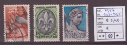 Netherlands Stamps Used 1937,  NVPH Number 293-295, See Scan For The Stamps - Oblitérés