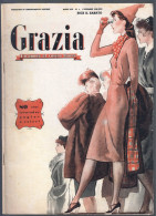 GRAZIA - RIVISTA ILLUSTRATA FEMMINILE DI MODA DEL 1° DICEMBRE 1938 - IL N°4 IN ASSOLUTO - RARITA' (STAMP371) - Fashion