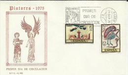 MADRID SPD FDC PINTURA 1975 CODICES ARTE RELIGION - Religione