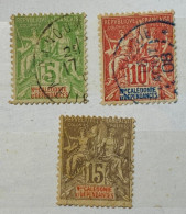 Nouvelle- Calédonie YT N° 59-60-61 - Used Stamps