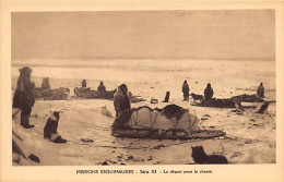 Canada - Eskimo Missions, Nunavut - Departure For Hunting - Eskimo Sleds - Publ. Oblate Missionaries Of Mary Immaculate  - Nunavut