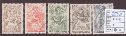 Netherlands Stamps Used 1949,  NVPH Number 544-548, See Scan For The Stamps - Gebruikt