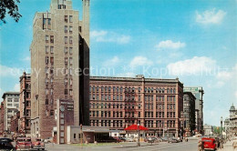 73301970 Syracuse_New_York Looking West Yates Hotel Hills Building Industrial Ba - Autres & Non Classés