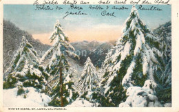 73301816 Mount_Lowe_California Winter Scene In The Mountains - Autres & Non Classés