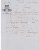 13-H.Arnavon..Fabricant De Savon....Marseille...(Bouches-du-Rhône)...1859 - Perfumería & Droguería