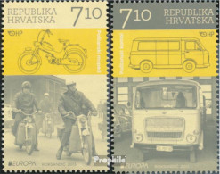 Kroatien 1082-1083 (kompl.Ausg.) Postfrisch 2013 Postfahrzeuge - Croazia