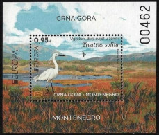 MONTENEGRO 2021 Europa CEPT. Endangered National Wildlife - Fine S/S MNH - Montenegro