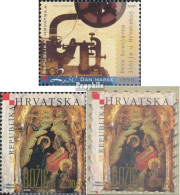 Kroatien 736,745,746 (kompl.Ausg.) Postfrisch 2005 Telegraphie, Weihnachten - Croatia