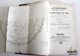 ASTRONOMIE ENSEIGNEE EN 22 LECONS OU MERVEILLES DES CIEUX SANS MATHEMATIQUE 1825 / ANCIEN LIVRE XIXe SIECLE (2603.70) - Astronomia