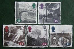 Trein Train Zug Railways (Mi 1488-1492) 1994 Used Gebruikt Oblitere ENGLAND GRANDE-BRETAGNE GB GREAT BRITAIN - Used Stamps