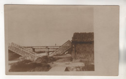 +864, FOTO-AK, WK I, Brücke In Comines, Département Nord, Frankreich - Guerra 1914-18