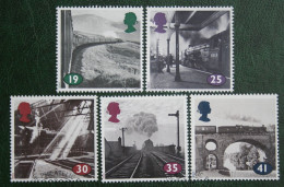 Trein Train Zug Railways (Mi 1488-1492) 1994 Used Gebruikt Oblitere ENGLAND GRANDE-BRETAGNE GB GREAT BRITAIN - Used Stamps