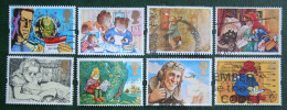 8 Values GREETINGS STAMPS CHILDREN'S BOOKS COMICS (Mi )  Used Gebruikt Oblitere ENGLAND GRANDE-BRETAGNE GB GREAT BRITAIN - Oblitérés