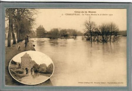 CPA (08) CHARLEVILLE - Aspect Du Vieux Moulin Pendant L'inondation De 1910 - Carte Multivues - Charleville