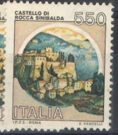 1984 Castelli Castles Chateaux Lire 550 MNH** Dentellato 13e1/4 X 13e1/4 Perforation - 1971-80:  Nuovi