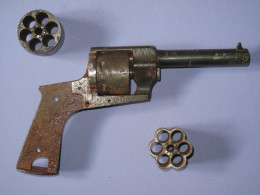 CARCASSE ET BARILLETS  REVOLVER 1870 DE  MARINE - Armes Neutralisées