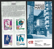 Sheet 4 Stamps 100 Years Parque Mayer, Lisbon. Cinema, Maria Vitória Theater, Abc And Capitol. Films. Show Rooms - Cinéma