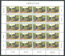 FAEROËR 1995 - MiNr. 280/282 KB - **/MNH - Paintings - 50 Years Of The Nordic Art Association - Faroe Islands