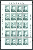 FAEROËR 1988 - MiNr. 168/171 KB - **/MNH - Literature - Writers - Faeroër