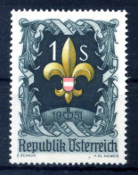 1951 AUSTRIA SET MNH ** 800 Raduno Giovani Esploratori - Ungebraucht