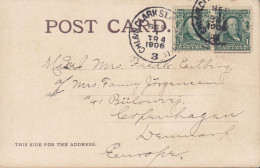 United States PPC Typical Summer Residence, Lake Geneva (Near Chicago) J.J. Mitchell's Villa CHI. & N. CLARKST. A. 1906 - Lettres & Documents