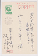 Japan NIPPON 1980s Postal Stationery Card PSC, Entier, Ganzsache, KYOBASHI Postmark Domestic Used (1171) - Postales