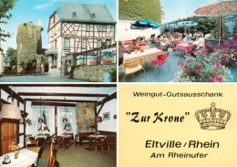 73935939 Eltville_Rhein Weingut Gutsausschank Zur Krone Gaststube Terrasse - Eltville
