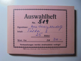 Auswahlheft Nr. 519 25 Blätter 192 Briefmarken Xx Türkei 1931-ca. 1962/Mi Nr. 956 Stark Versetztes Druck - Neufs