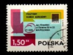 POLOGNE   -   1973 .  Y&T N° 2090 Oblitéré .  Le Code Postal - Oblitérés