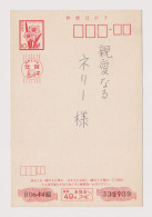 Japan NIPPON 1980s Postal Stationery Card PSC, Entier, Ganzsache, Private Back Overprint Family Photo (1176) - Cartes Postales