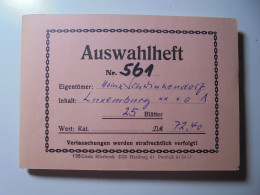 Auswahlheft Nr. 561 25 Blätter 193 Briefmarken Xx, X Luxemburg Ca. 1877-1981/Mi Nr. 17b-1036 Ca. € 100 S - Colecciones