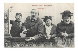 CPA FANTAISIE / LA FAMILLE DURAND AU THEATRE - L"ENTHOUSIASME - Teatro