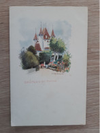 SUISSE CHATEAU DE THUN CHROMOGRAVURE MAURICE REYMOND JJ REDMOND - Other & Unclassified