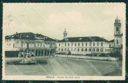 Biella Città PIEGHE Cartolina KV1730 - Biella