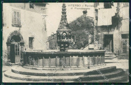 Viterbo Città Fontana Cartolina KV1729 - Viterbo