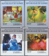 Guinea 10737-10740 (kompl. Ausgabe) Postfrisch 2014 Edgar Degas - Guinee (1958-...)