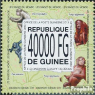 Guinea 10124 (kompl. Ausgabe) Postfrisch 2013 Affen - Guinée (1958-...)