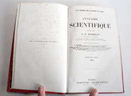 ANNUAIRE SCIENTIFIQUE De DEHERAIN 2e ANNEE 1863 CHARPENTIER PROGRES DES SCIENCES / ANCIEN LIVRE XXe SIECLE (2603.86) - Santé