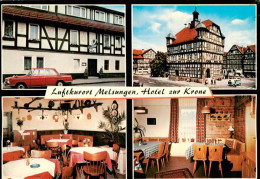 73935605 Melsungen_Fulda Hotel Zur Krone Restaurant Fachwerk-Rathaus Altstadt - Melsungen