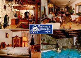 73935602 Nieste_Hessen Pension Am Sonnenhang Gastraum Fremdenzimmer Hallenbad - Other & Unclassified