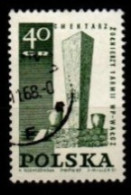 POLOGNE   -    1967 .  Y&T N° 1612 Oblitéré  . Monument - Gebraucht