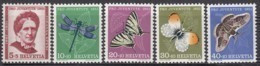 SCHWEIZ  561-565,  Postfrisch **, Pro Juventute 1951, Insekten - Nuevos