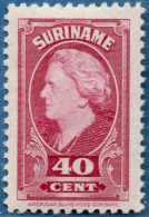 Suriname, 1945 ƒ 0.40  Queen Wilhelmina MNH - Suriname ... - 1975